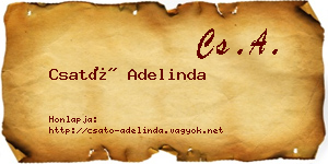 Csató Adelinda névjegykártya